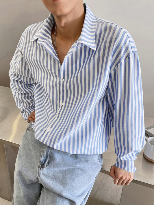 Manfinity Luxe Stripe Button-Down