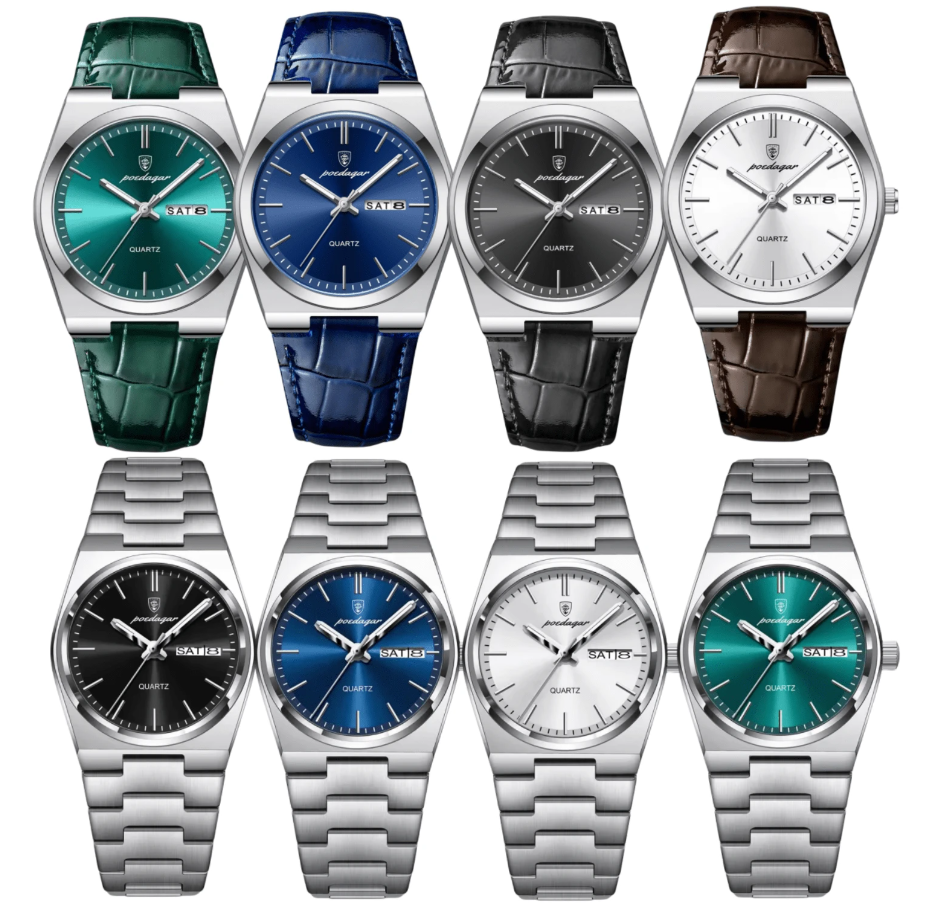 POEDAGAR 1pc Men's Watches Real