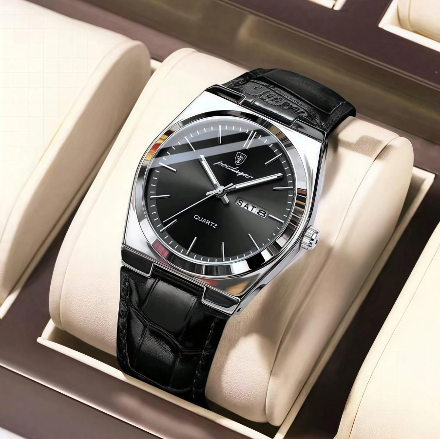 POEDAGAR 1pc Men's Watches Real