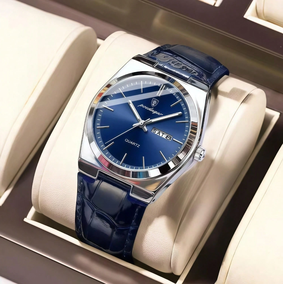 POEDAGAR 1pc Men's Watches Real