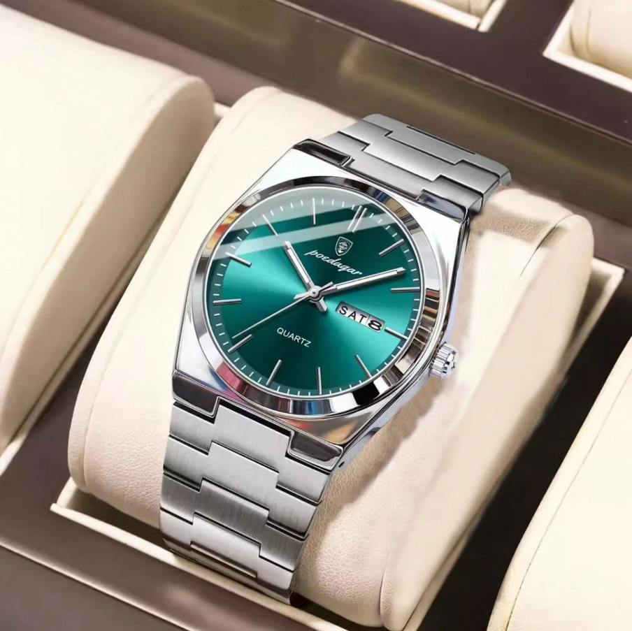 POEDAGAR 1pc Men's Watches Real